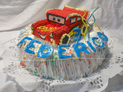 Torta infantil Cars
