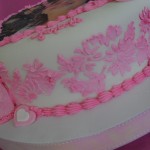 detalle de decoración de torta infantil