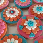 cupcakes decorados con flores