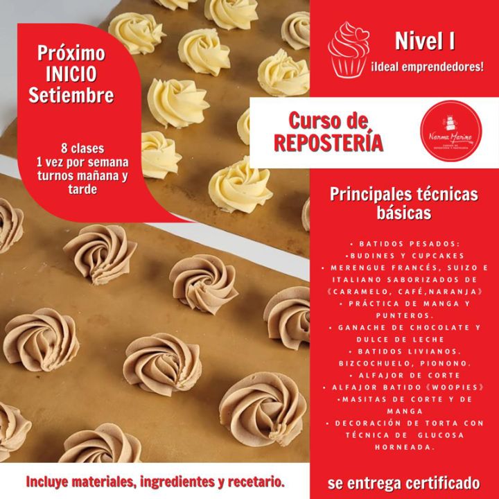 curso reposteria nivel 1