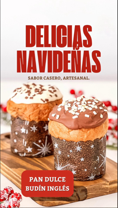 delicias pan dulce y budín inglés
