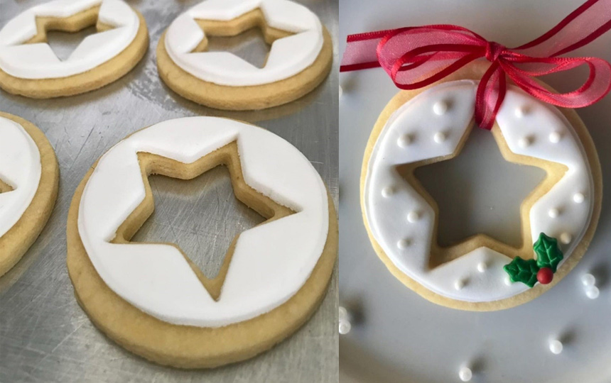 galletitas con decoración en azúcar